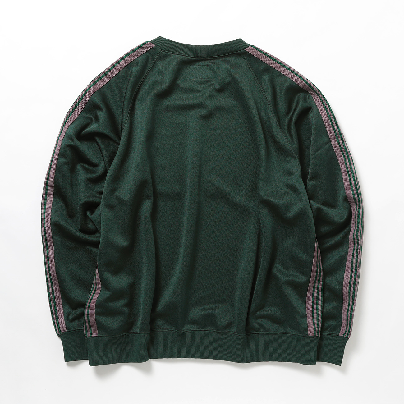 Needles / ニードルズ | Track Crew Neck Shirt - Poly Smooth - Green