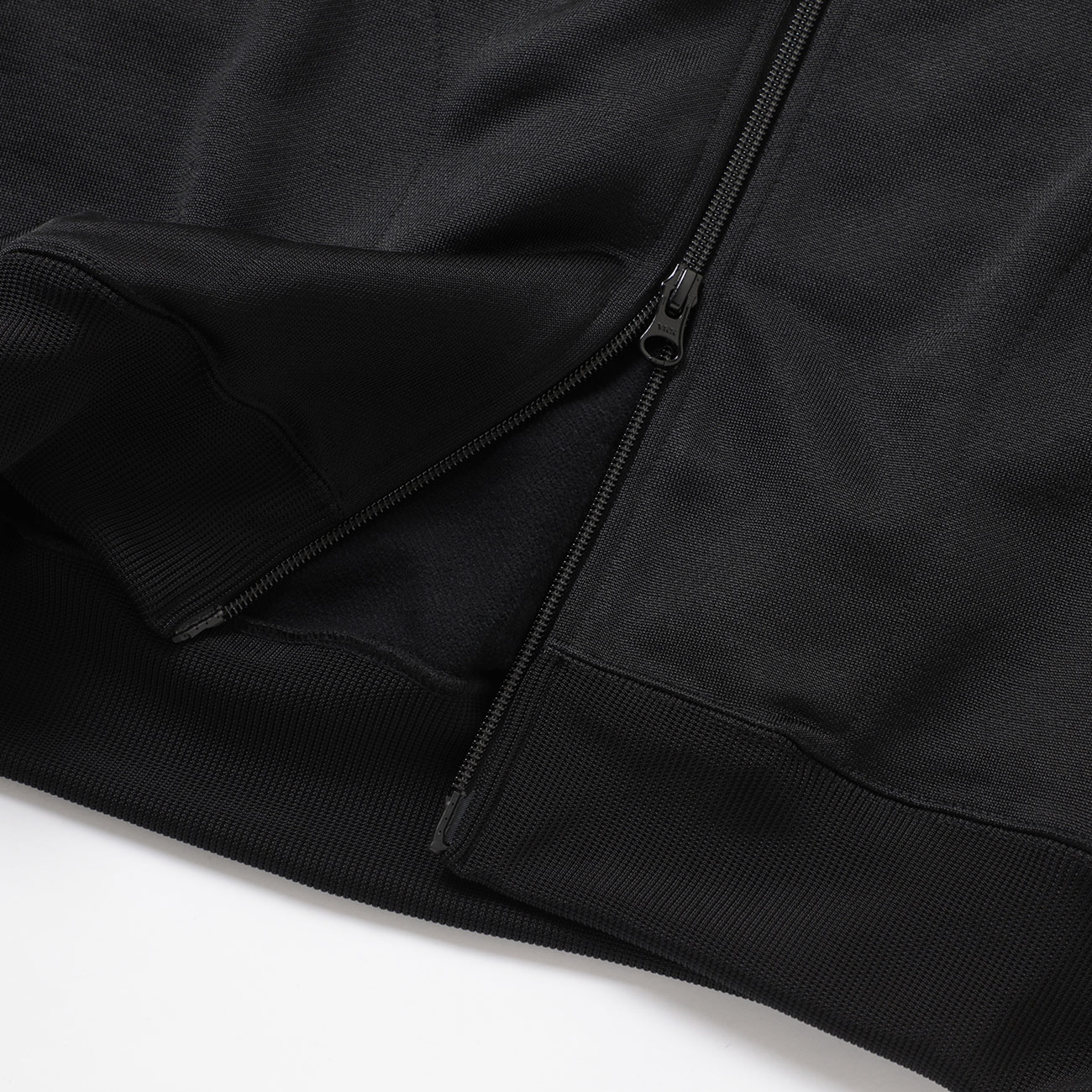 Needles / ニードルズ | Zipped Hoody - Bright Jersey - Black