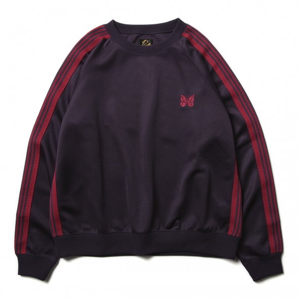 Needles / ニードルズ | Track Crew Neck Shirt - Poly Smooth - Dk
