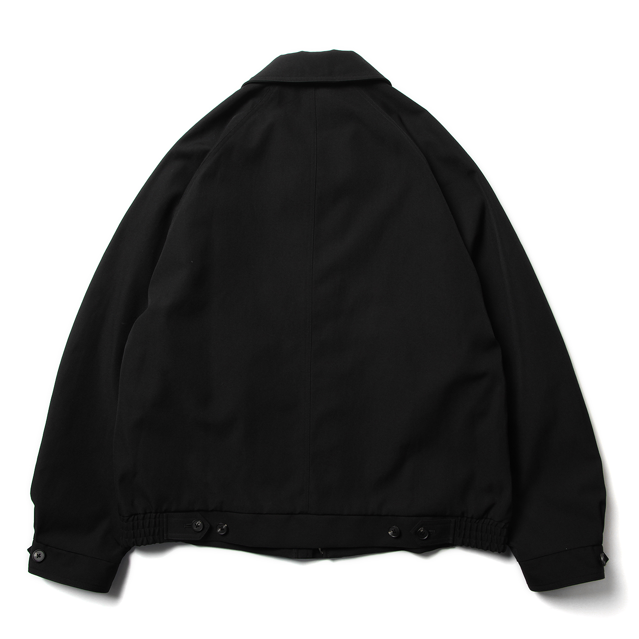 stein / シュタイン | OVERSIZED HARRINGTON ZIP JACKET - Black