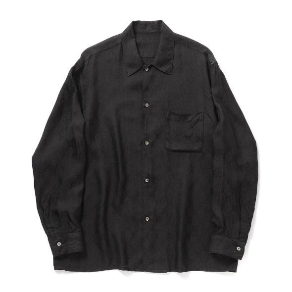 URU / ウル | CUPRA - REGULAR COLLAR L/S SHIRTS - Charcoal | 通販