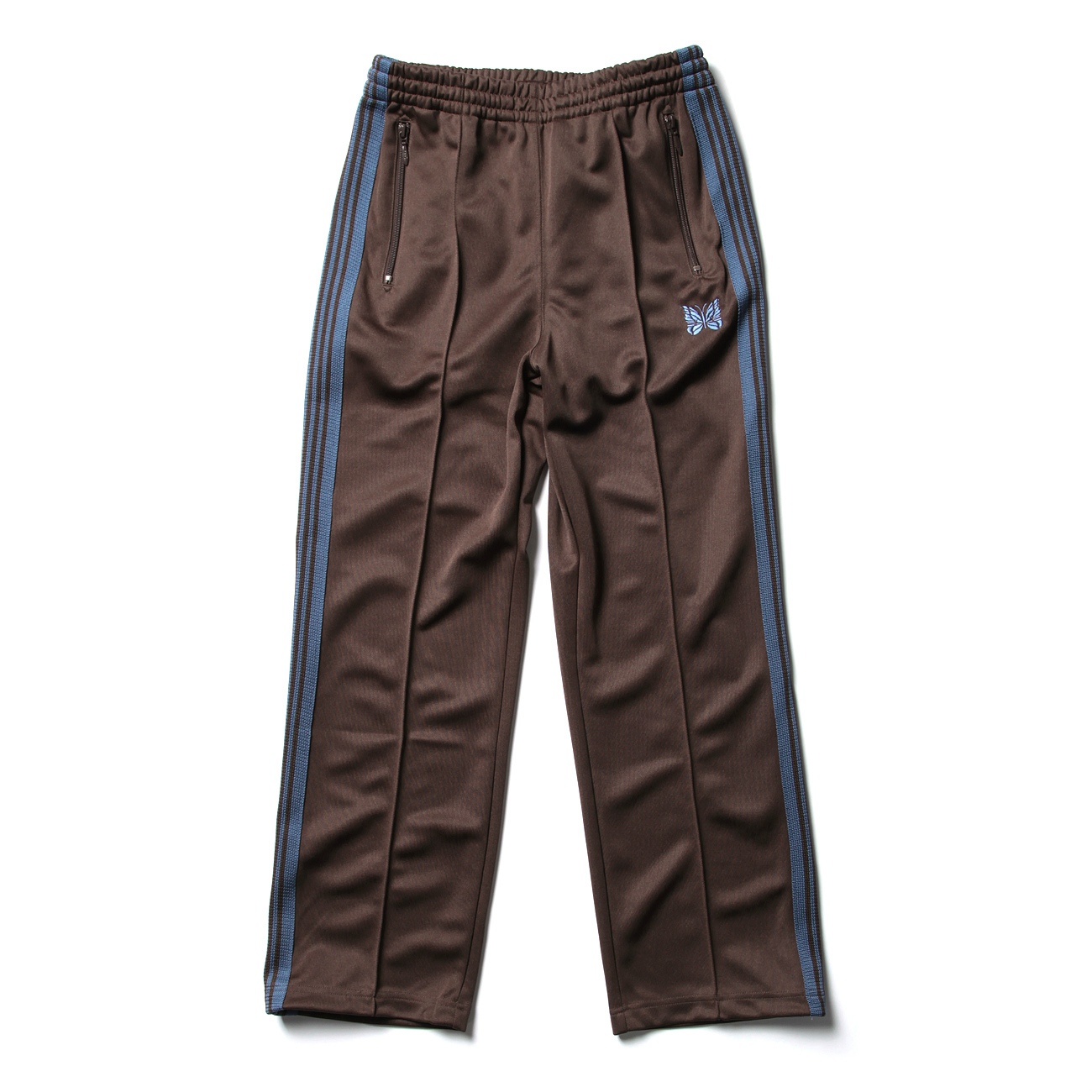 Needles / ニードルズ | Track Pant - Poly Smooth - Brown | 通販 ...