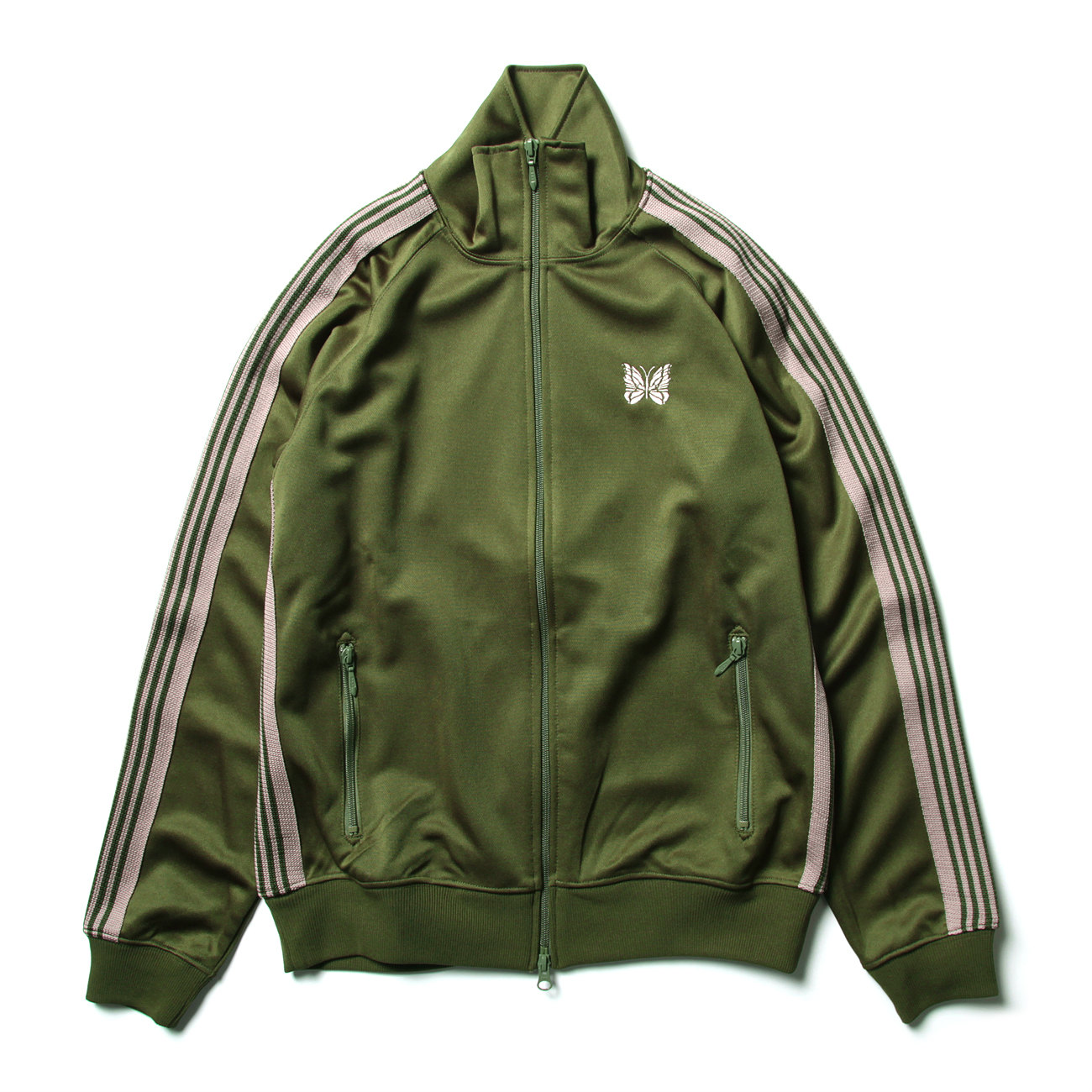 Track Jacket - Poly Smooth - Olive