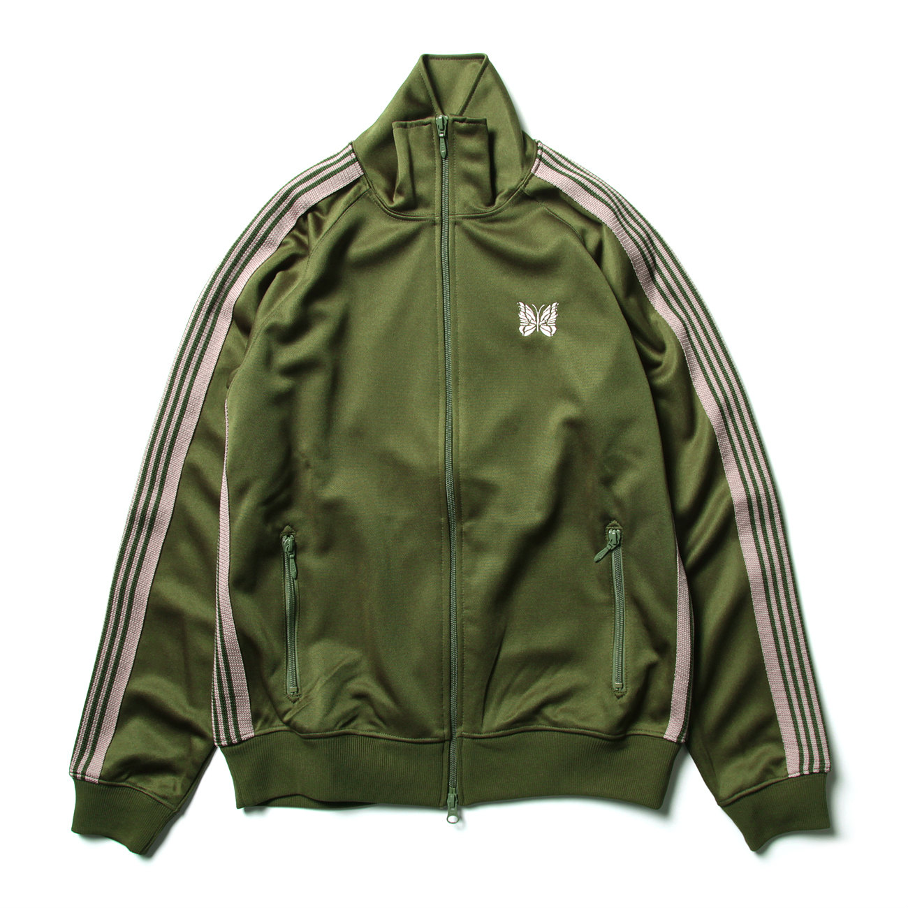 Needles / ニードルズ | Track Jacket - Poly Smooth - Olive | 通販