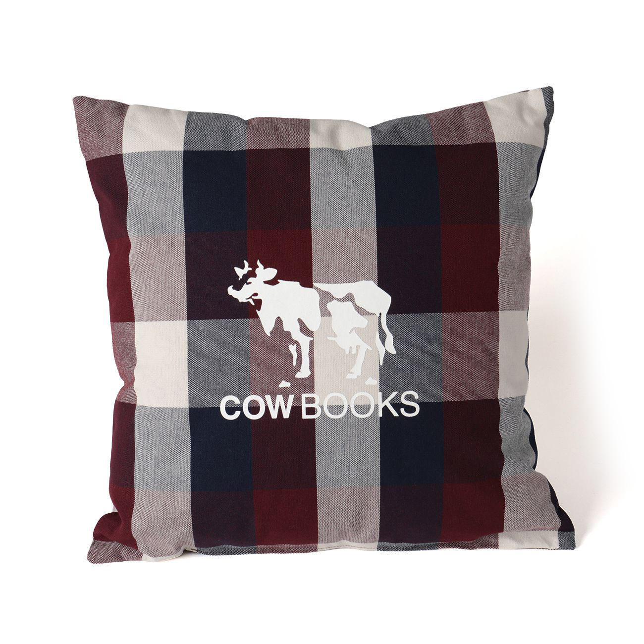 COW BOOKS マスコット クッション 3個セット cowbooks COW BOOKS / カウブックス | Reading Cushion - Red × Navy | 通販