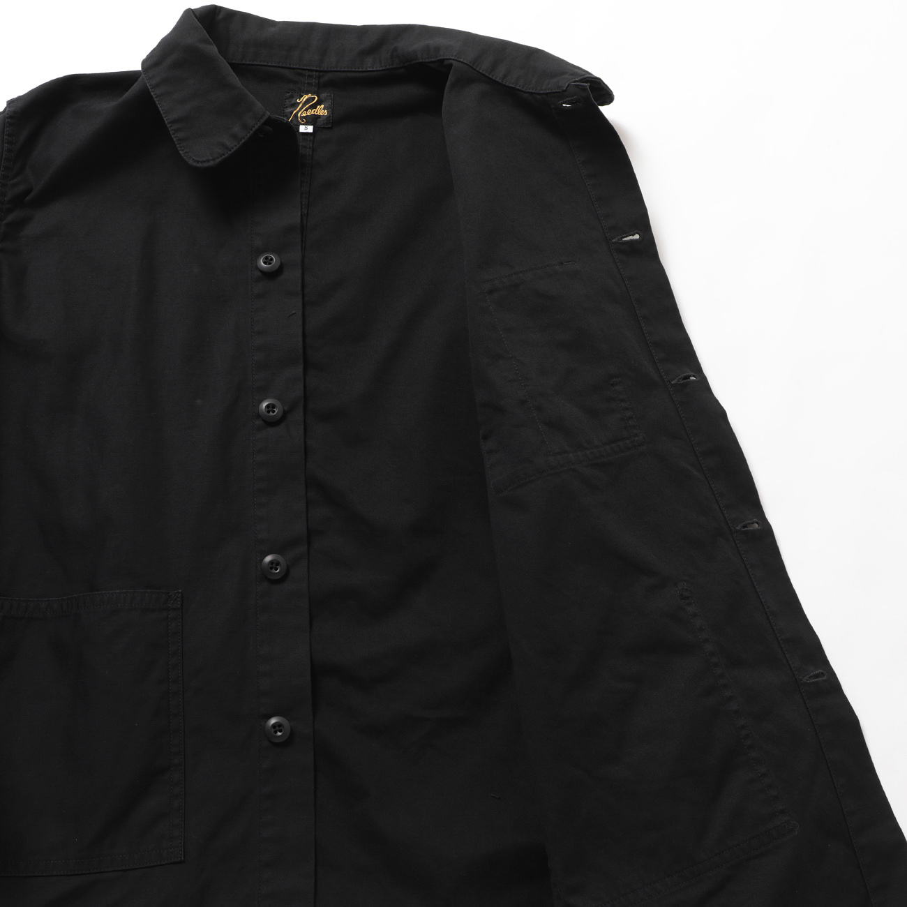 Needles / ニードルズ | Coverall - Reversed Sateen - Black | 通販
