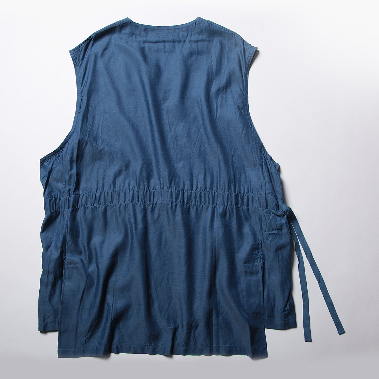 トップス Uru 19aw cotton cupro vest URU 19SS COTTON ZIP UP VEST