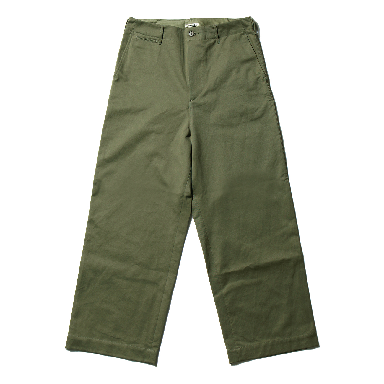 AURALEE / オーラリー | WASHED FINX CHINO WIDE PANTS (メンズ