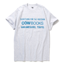 COW BOOKS / カウブックス | Book Vender T-shirt - Ash × Sax