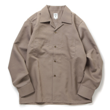 South2 West8 / サウスツーウエストエイト | One-Up Shirt - Poly Twill - Taupe