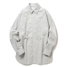 nanamica / ナナミカ | Button Down Stripe Wind Shirt - Beige