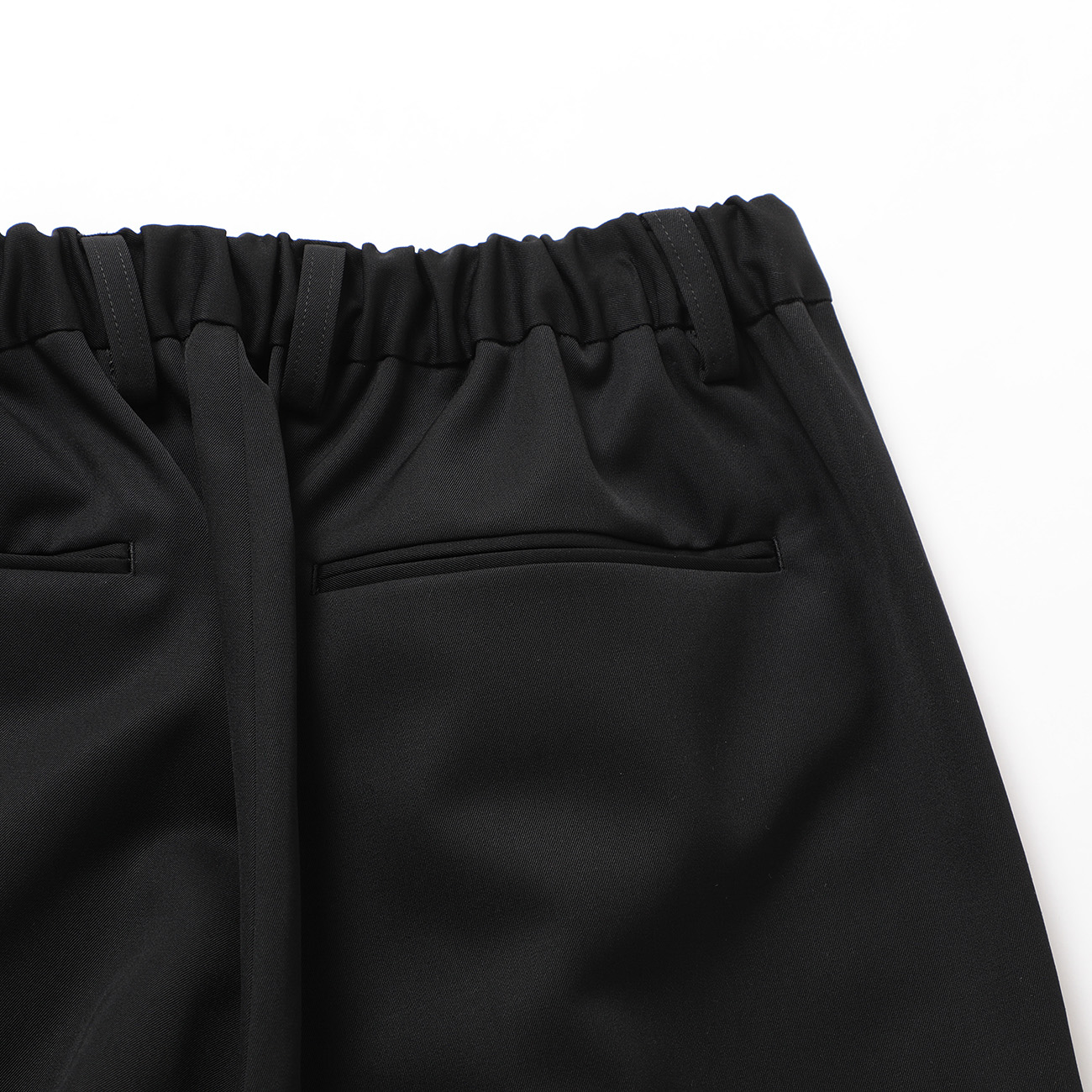 ○ssstein（シュタイン）EASYWIDETROUSERS ★M★black ssstein(シュタイン)/SILK NYLON EASY WIDE TROUSERS/BLACK 通販