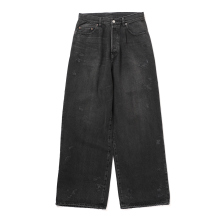 ssstein / シュタイン | BAGGY DENIM JEANS - Black