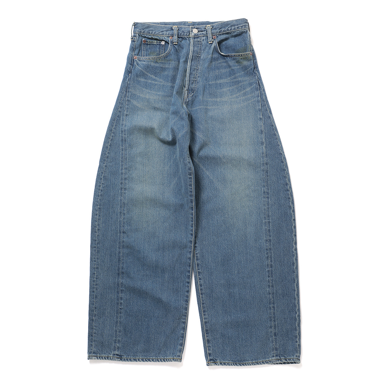 ssstein / シュタイン | DEFORMATION WIDE DENIM JEANS - Indigo