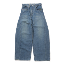 ssstein / シュタイン | DEFORMATION WIDE DENIM JEANS - Indigo
