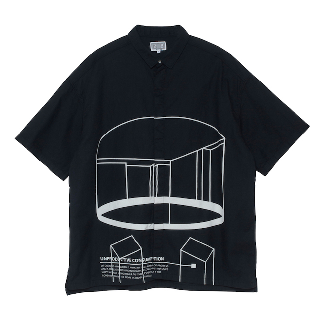 C.E / シーイー | CONSUMPTION SHORT SLEEVE SHIRT - Black | 通販 - 正規取扱店 | COLLECT  STORE / コレクトストア