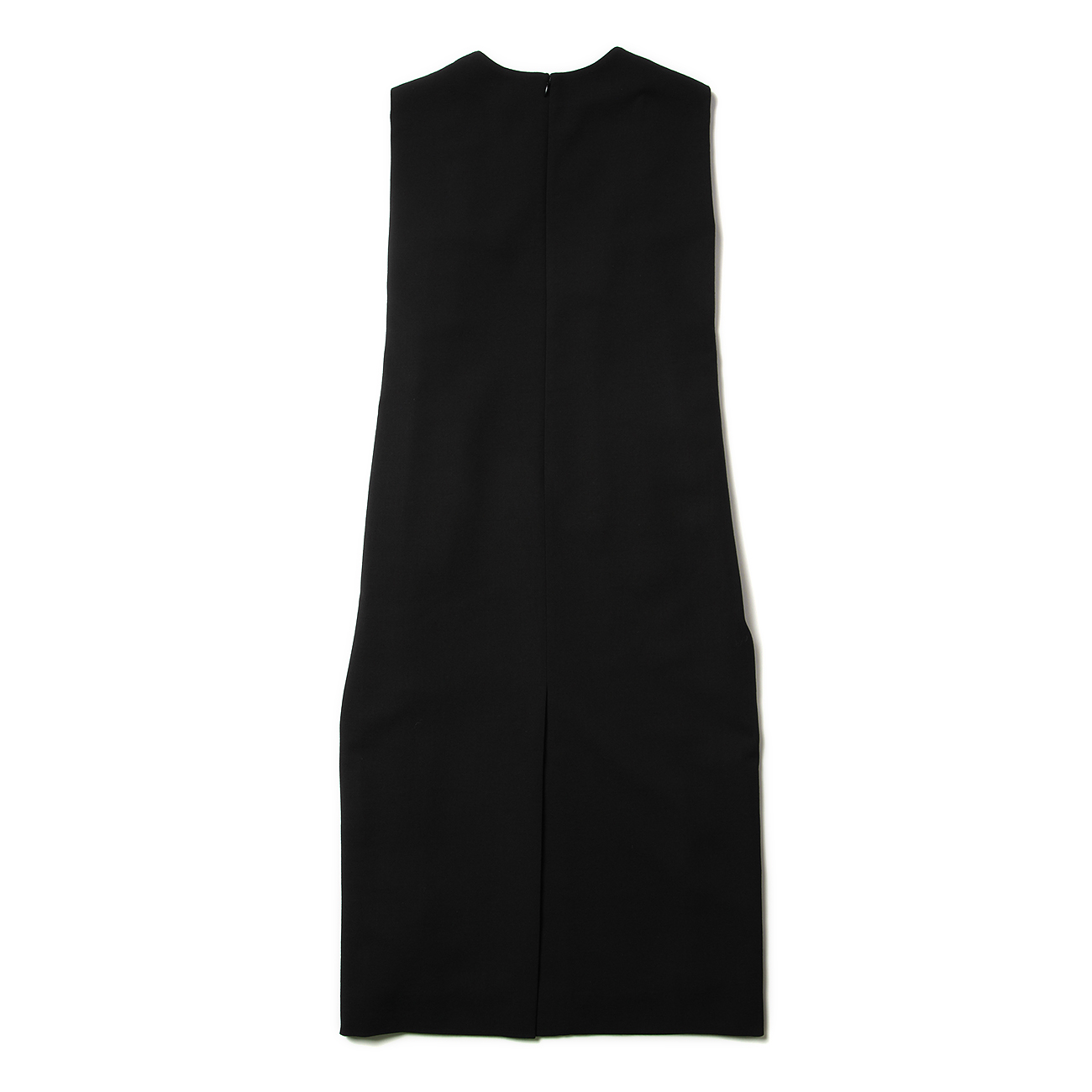 Black Tense Wool Double Cloth Midi Dress by AURALEE on Sale