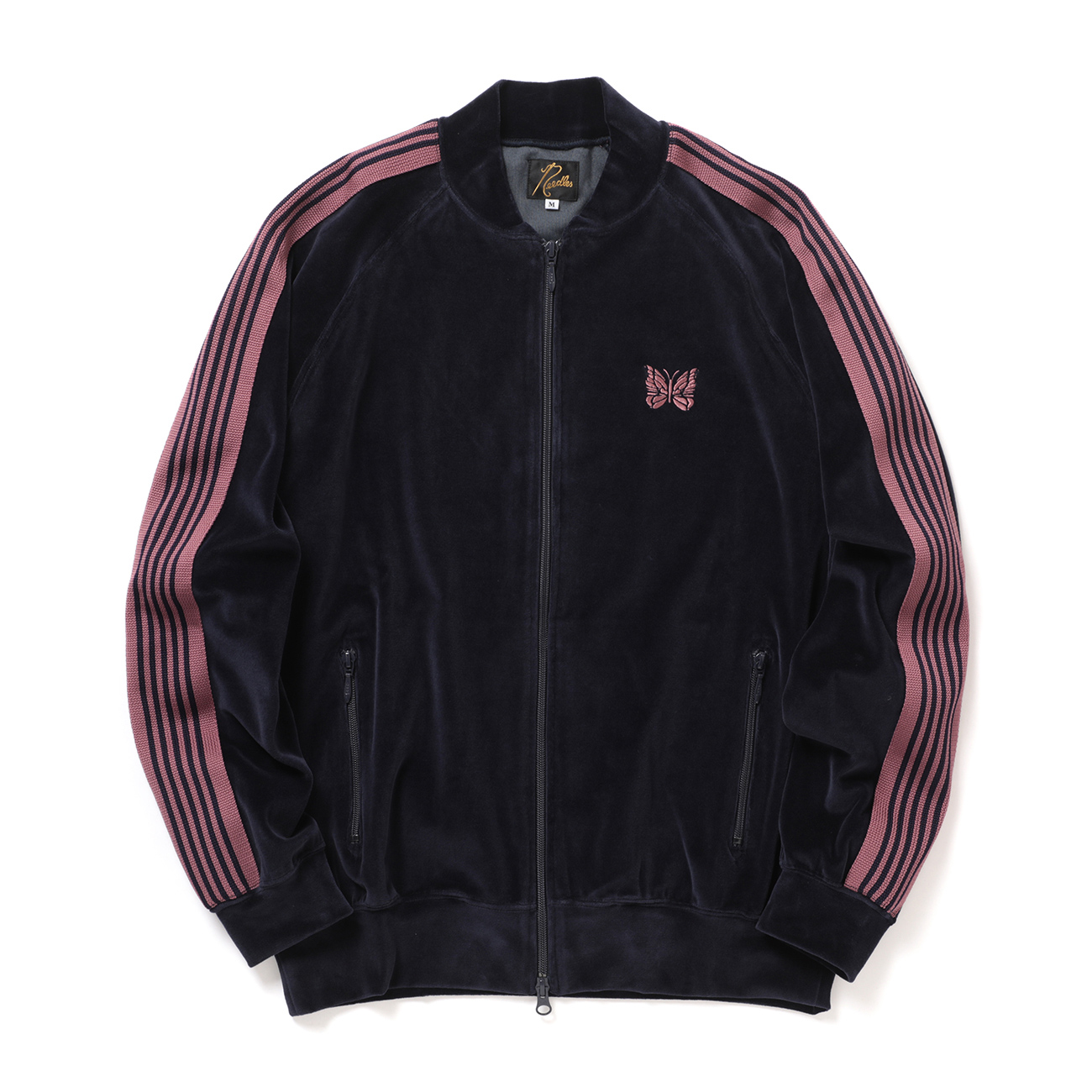 Needles / ニードルズ | Rib Collar Track Jacket - C/PE Velour
