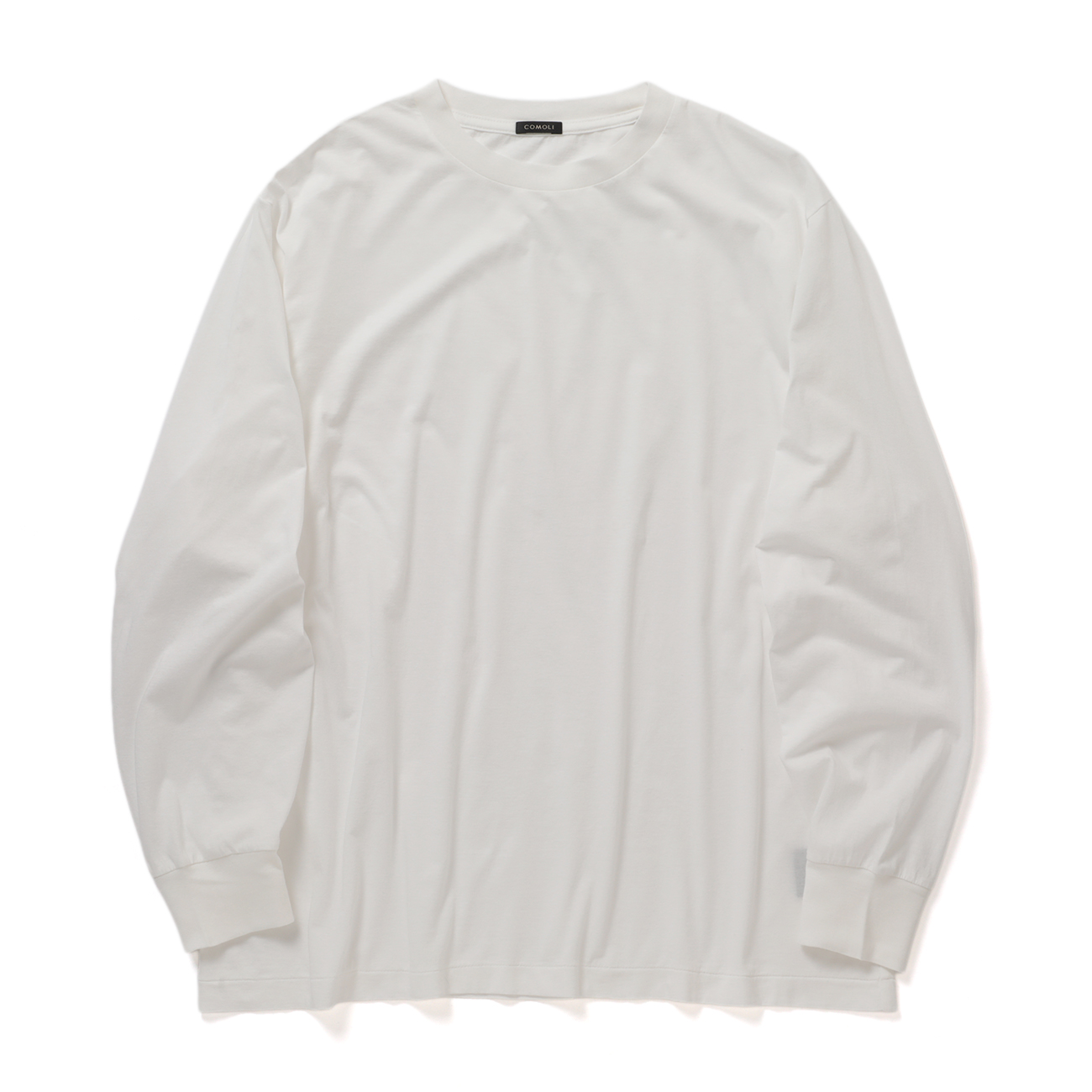 COMOLI / コモリ | THINコットン 長袖Tシャツ - White | 通販 - 正規
