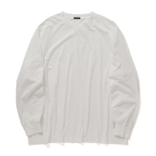 COMOLI / コモリ | THINコットン 長袖Tシャツ - White