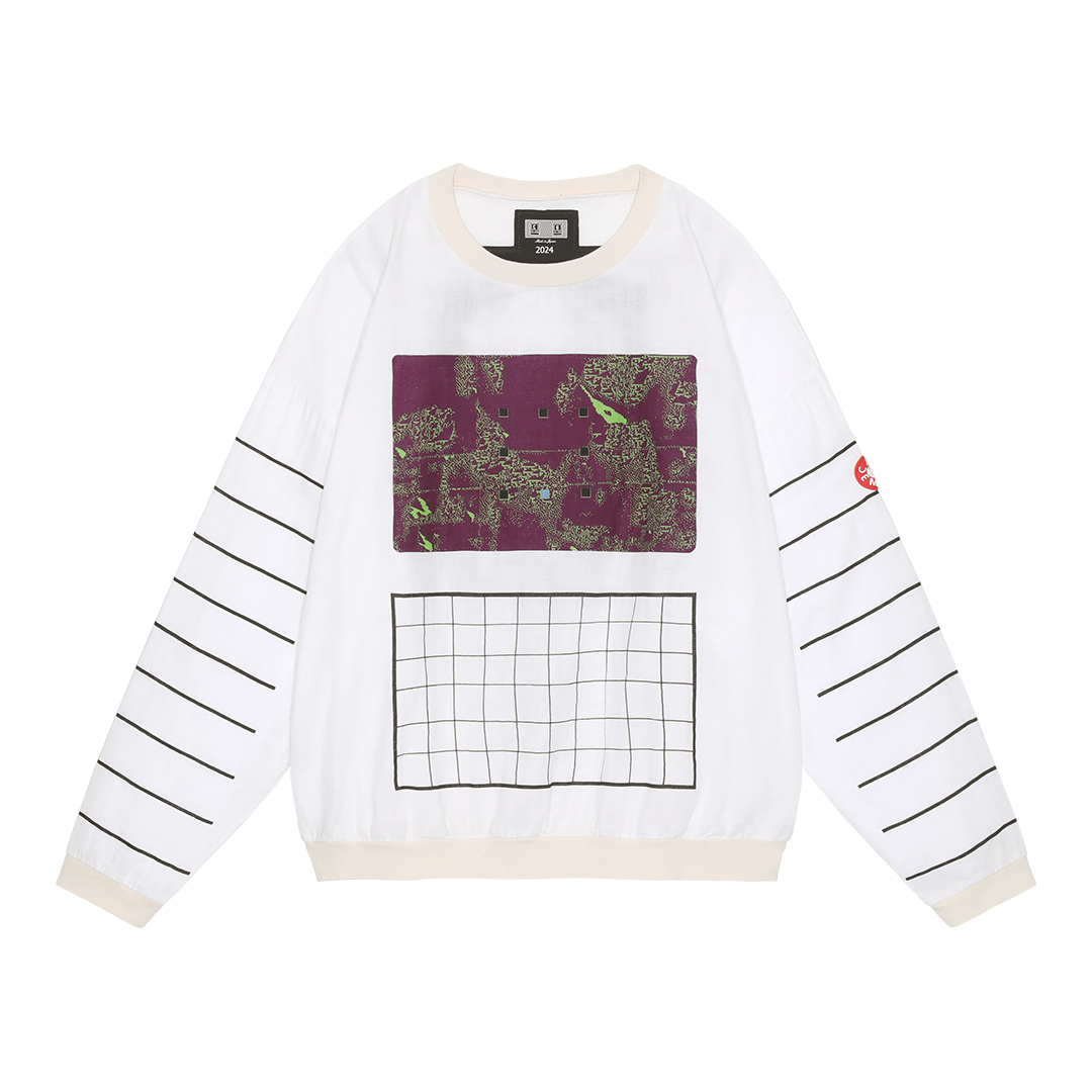 C.E / シーイー | xPE>B:X GAUZE CREW NECK - White | 通販