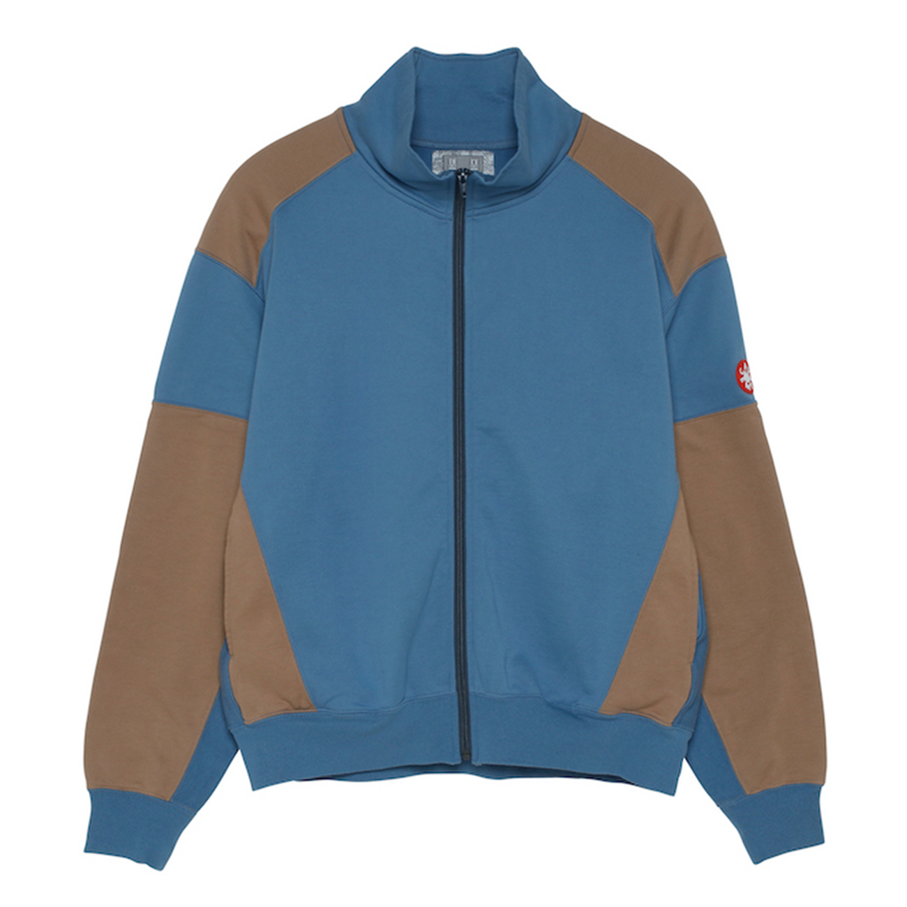 PANELED LIGHT ZIP SWEAT - Blue