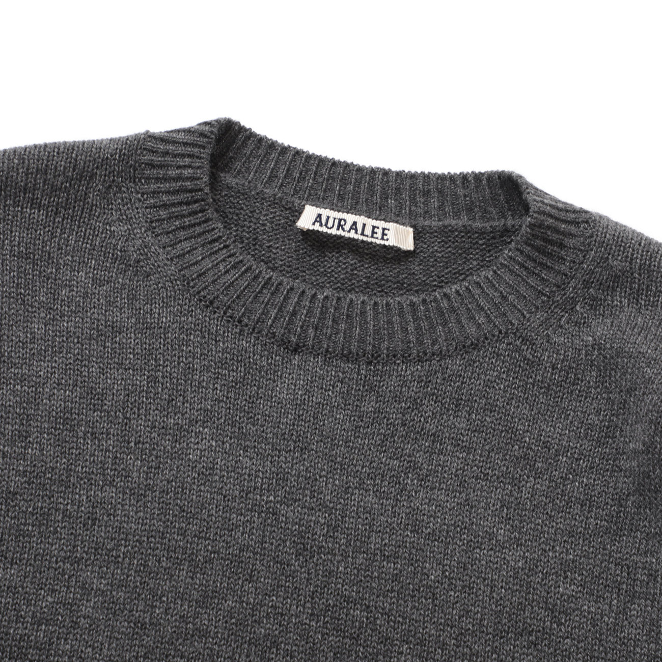auralee ニット　カシミヤ　ウール LIGHT CASHMERE KNIT P/O - AURALEE Official Website