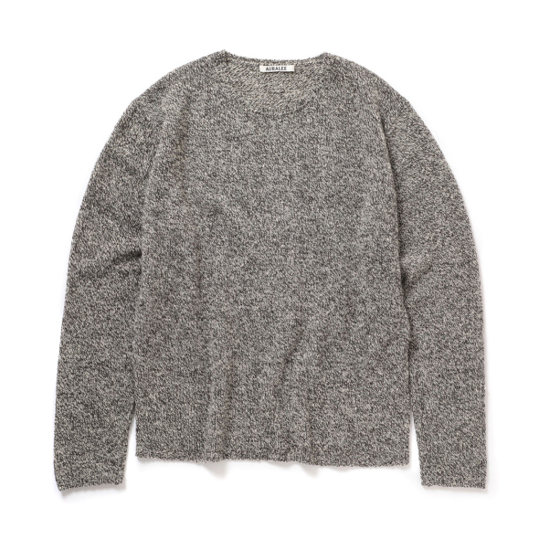 AURALEE / オーラリー | AIRY SILK WOOL KNIT P/O (メンズ