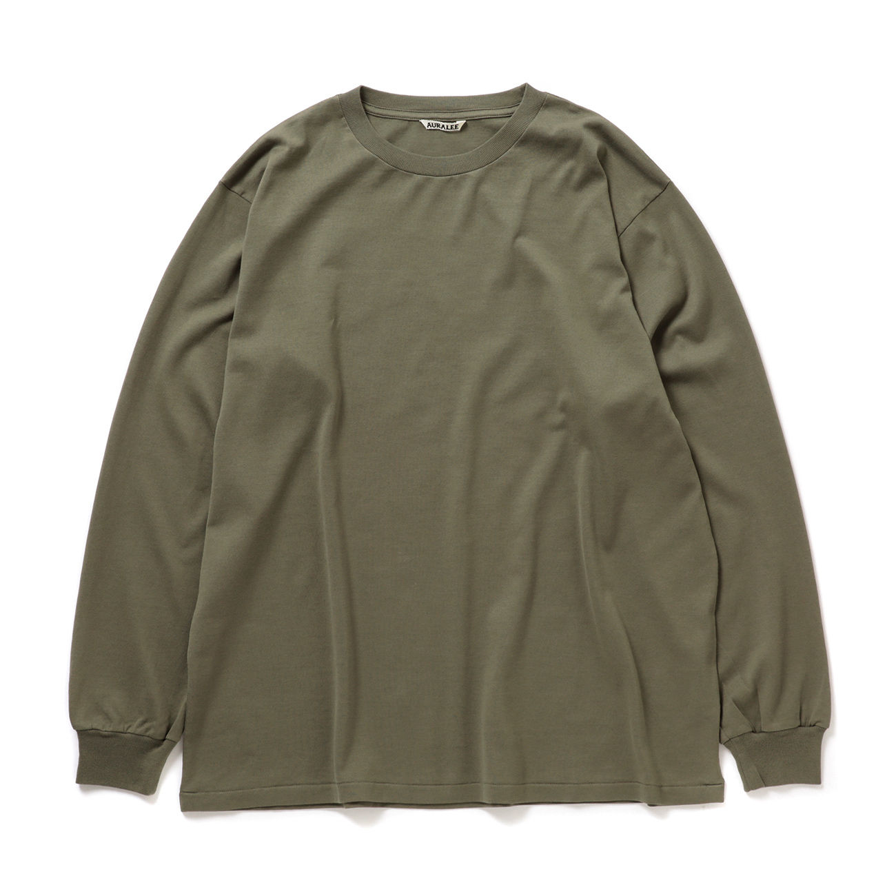AURALEE(オーラリー)セットアップ【オリーブ】 AURALEE / オーラリー | LUSTER PLAITING L/S TEE (メンズ