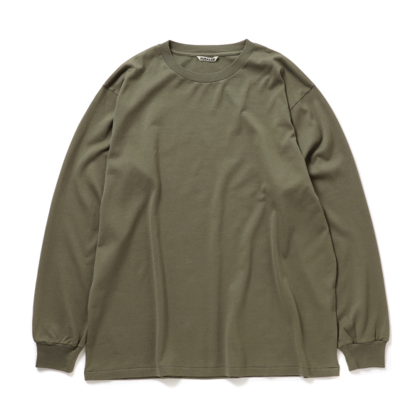 AURALEE / オーラリー | LUSTER PLAITING L/S TEE (メンズ