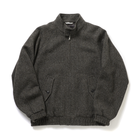 AURALEE / オーラリー | ALPACA WOOL SILK TWEED ZIP BLOUSON