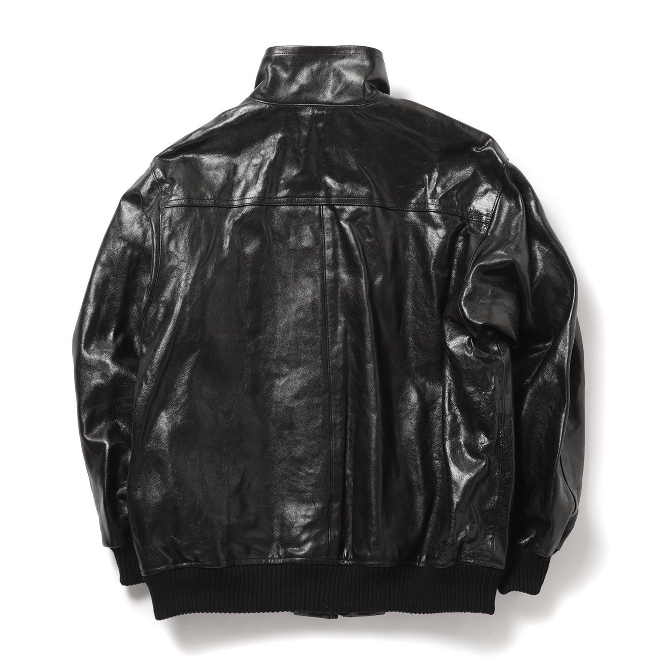 AURALEE / オーラリー | LAMB LEATHER ZIP BLOUSON (メンズ