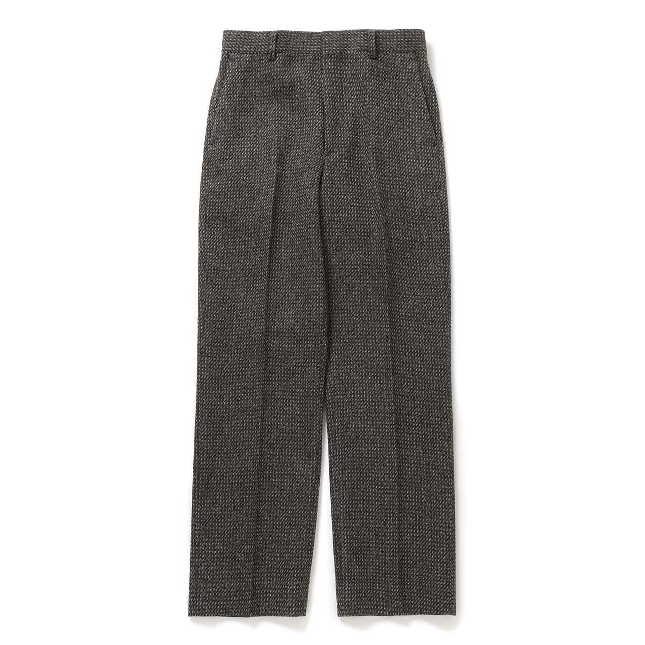 ALPACA WOOL SILK TWEED SLACKS