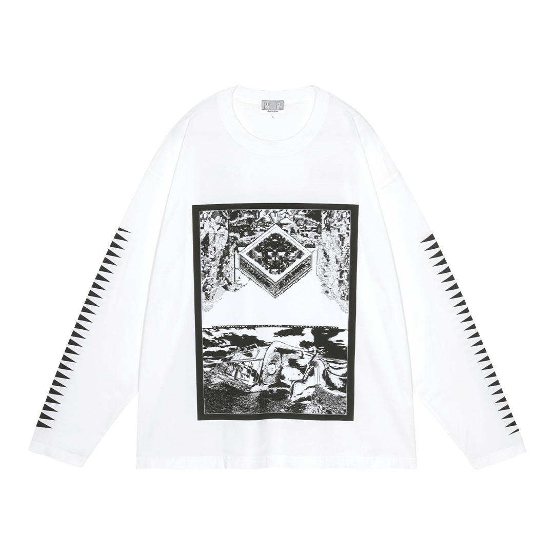 C.E / シーイー | CENTURY CAMEO LONG SLEEVE T - White | 通販