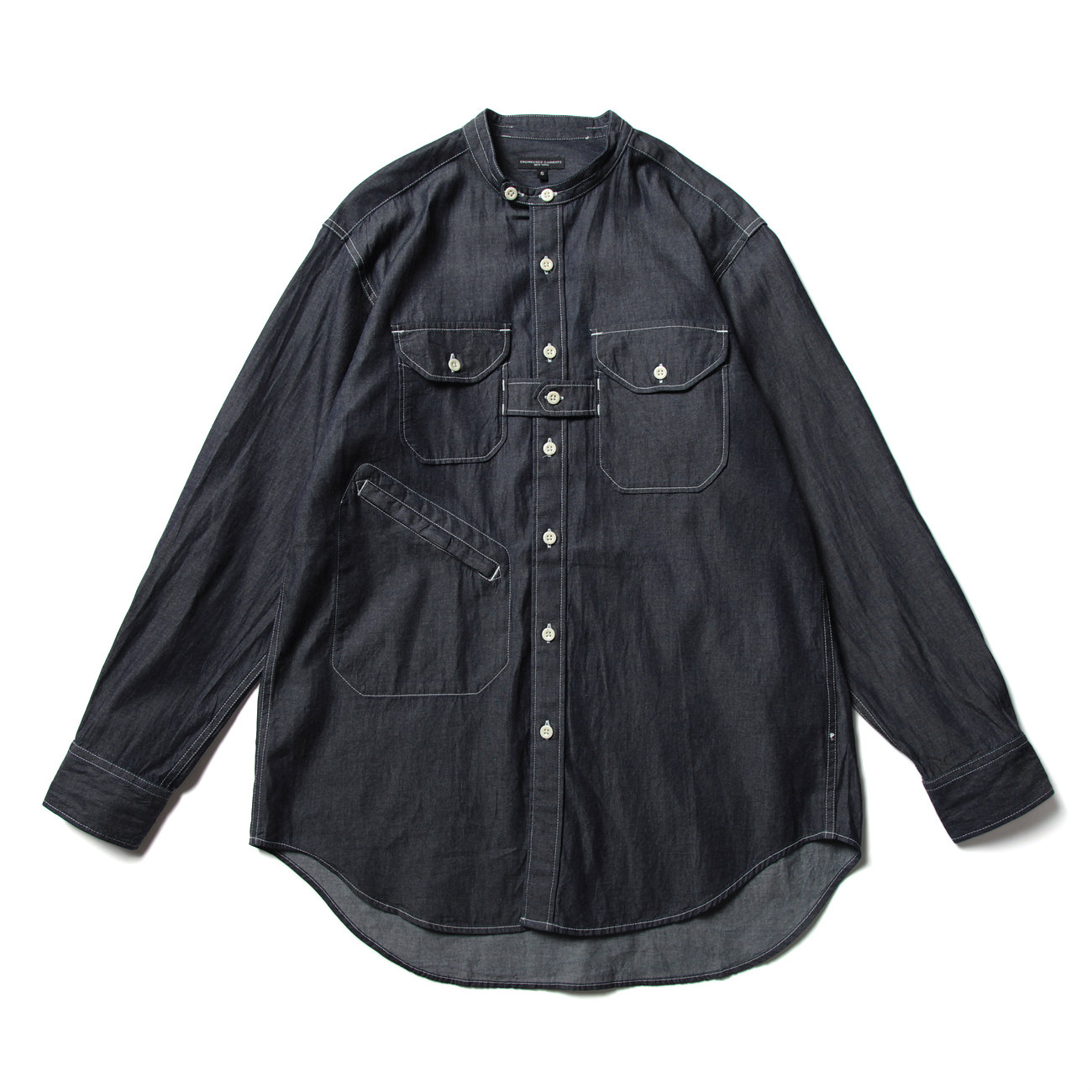 ENGINEERED GARMENTS デニムシャツ S ENGINEERED GARMENTS / エンジニアドガーメンツ | Banded Collar