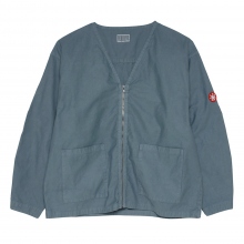 C.E. UNBALANCE ZIP JACKET シーイー ジップジャケット C.E / シーイー | OVERDYE UNBALANCE ZIP JACKET - Grey | 通販
