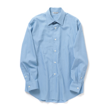 WASHED FINX TWILL SHIRT  (レディース)  - Blue