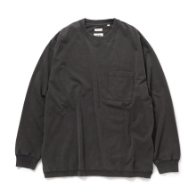 nanamica / ナナミカ | OOAL L/S Pocket Tee - Charcoal