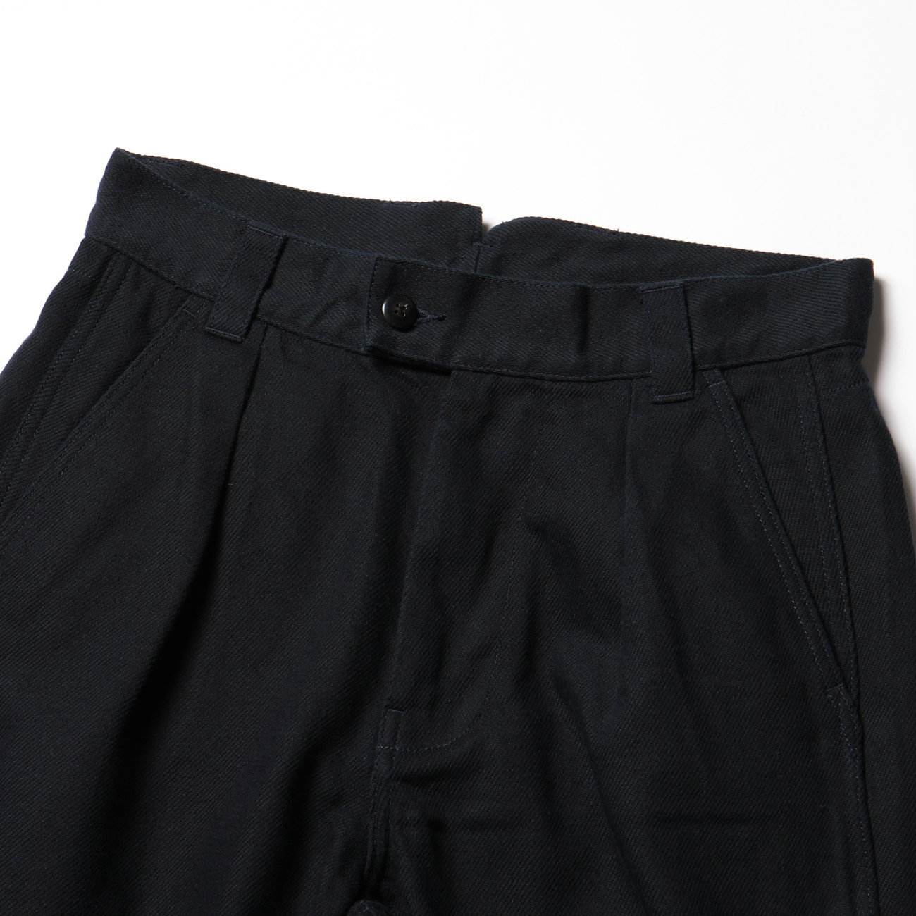 定番 22SS URU ウル コットン ギャバジン タック パンツ 1124O▲ URU / ウル | COTTON 2 TUCK PANTS - Beige | 通販 - 正規取扱店