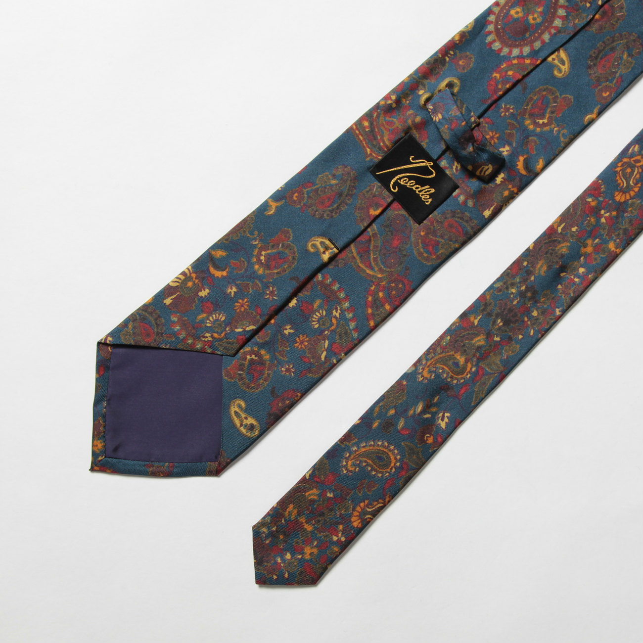 Needles / ニードルズ | Neck Tie - Silk Twill / Paisley Pt. - Blue