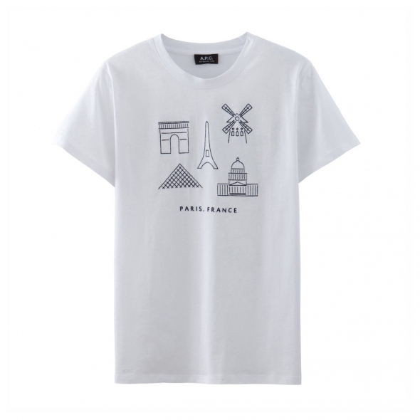 A.P.C. / アーペーセー | Paris Tシャツ - White | 通販 - 正規取扱店 