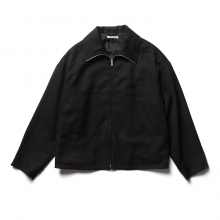 AURALEE / オーラリー | WOOL SERGE ZIP-UP BLOUSON (メンズ