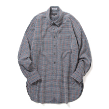 ENGINEERED GARMENTS / エンジニアドガーメンツ | 19 Century BD Shirt - Cotton Geo Jacquard - Navy / Brown