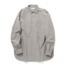 nanamica / ナナミカ | Regular Collar Striped Wind Shirt - Gray