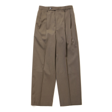 AURALEE / オーラリー | LIGHT WOOL MAX GABARDINE SLACKS (レディース) - Top Brown