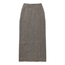 AURALEE / オーラリー | LAMA SHETLAND WOOL TWEED SKIRT (レディース) - Khaki Tweed