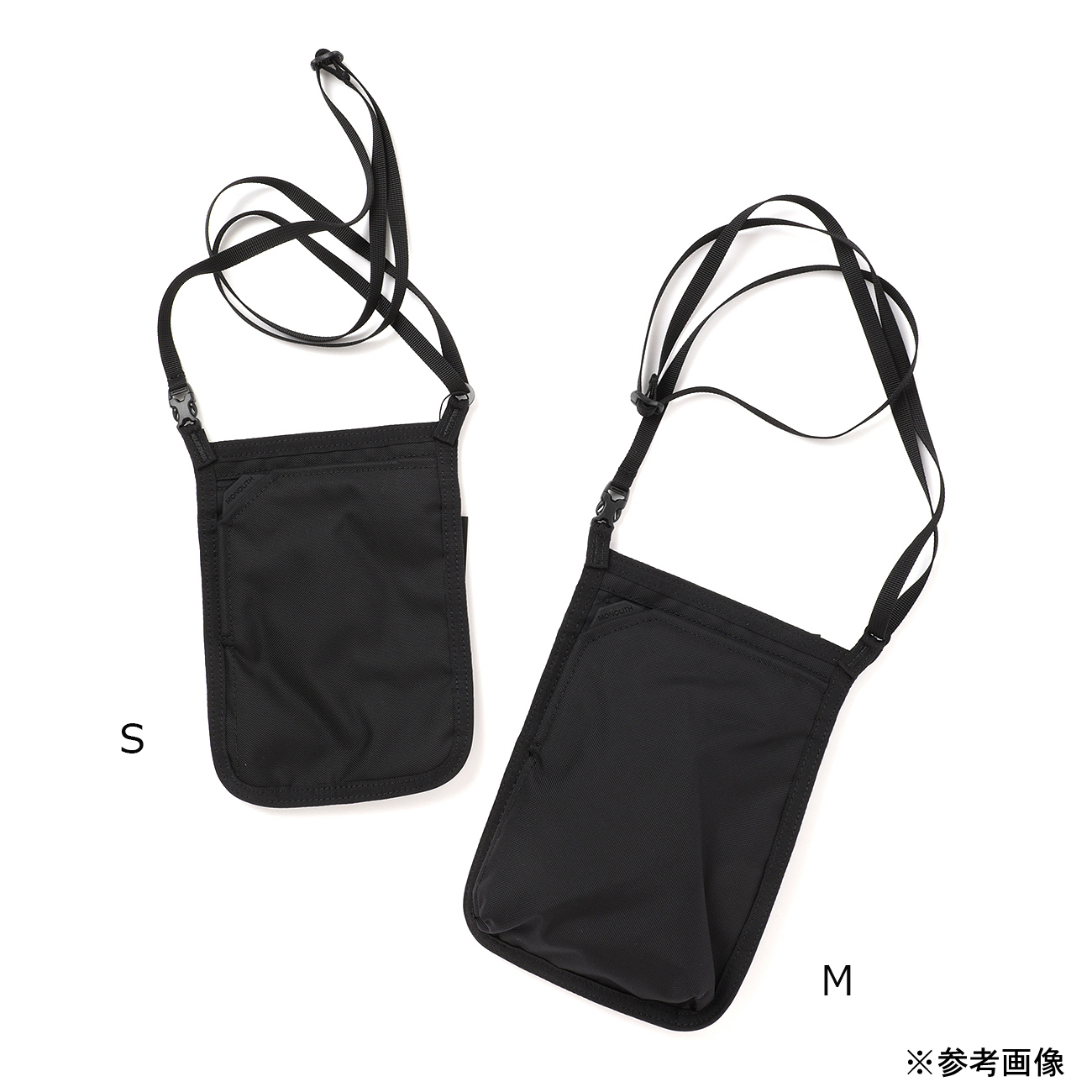 MONOLITH / モノリス | NECK POUCH STANDARD S - Black | 通販