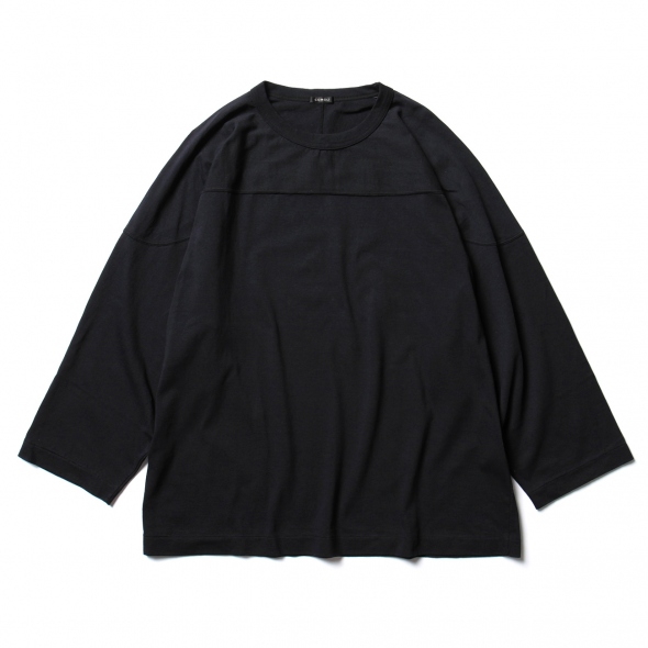 COMOLI / コモリ | フットボール T - Navy | 通販 - 正規取扱店