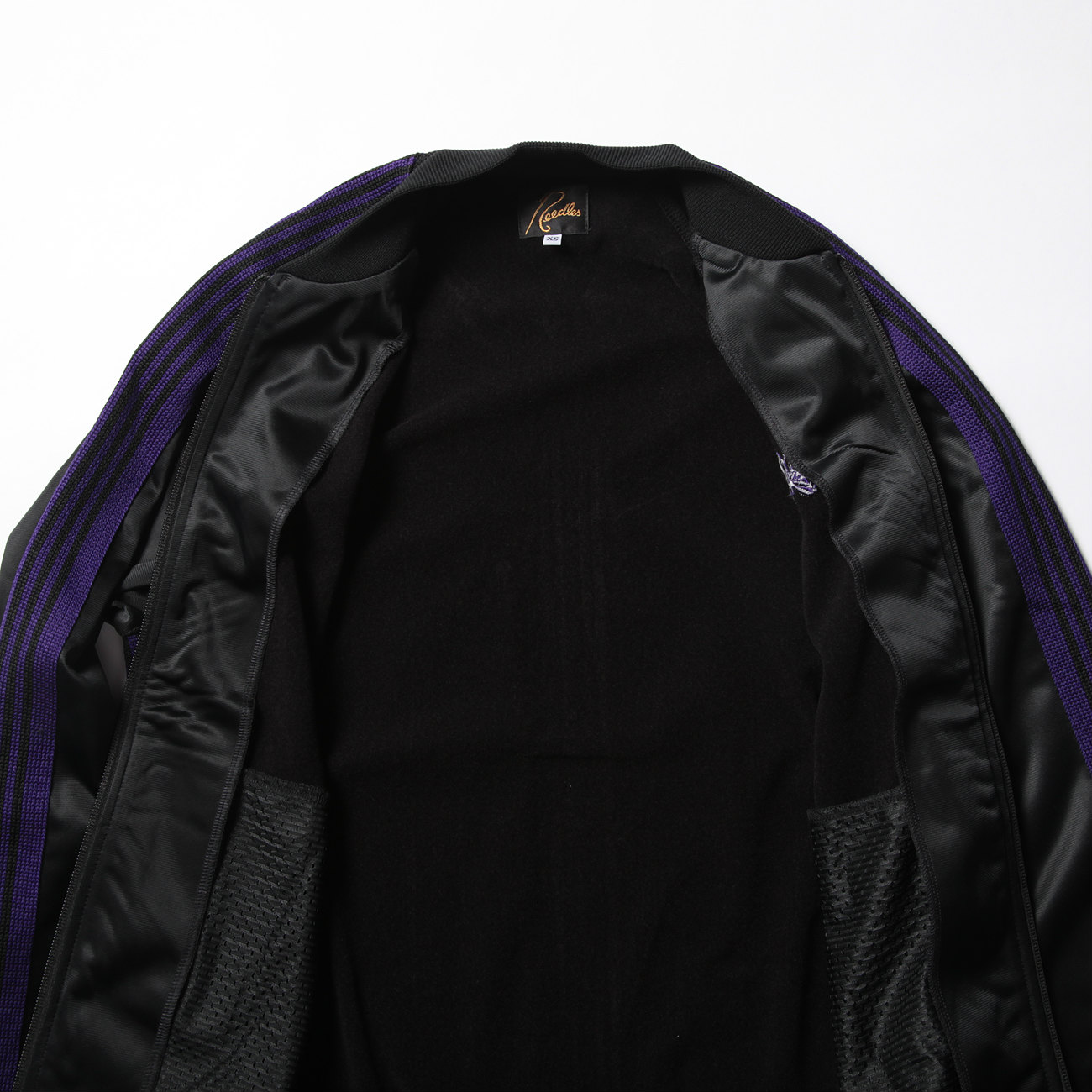 Needles / ニードルズ | R.C. Track Jacket - Pe/Ta Tricot - Black