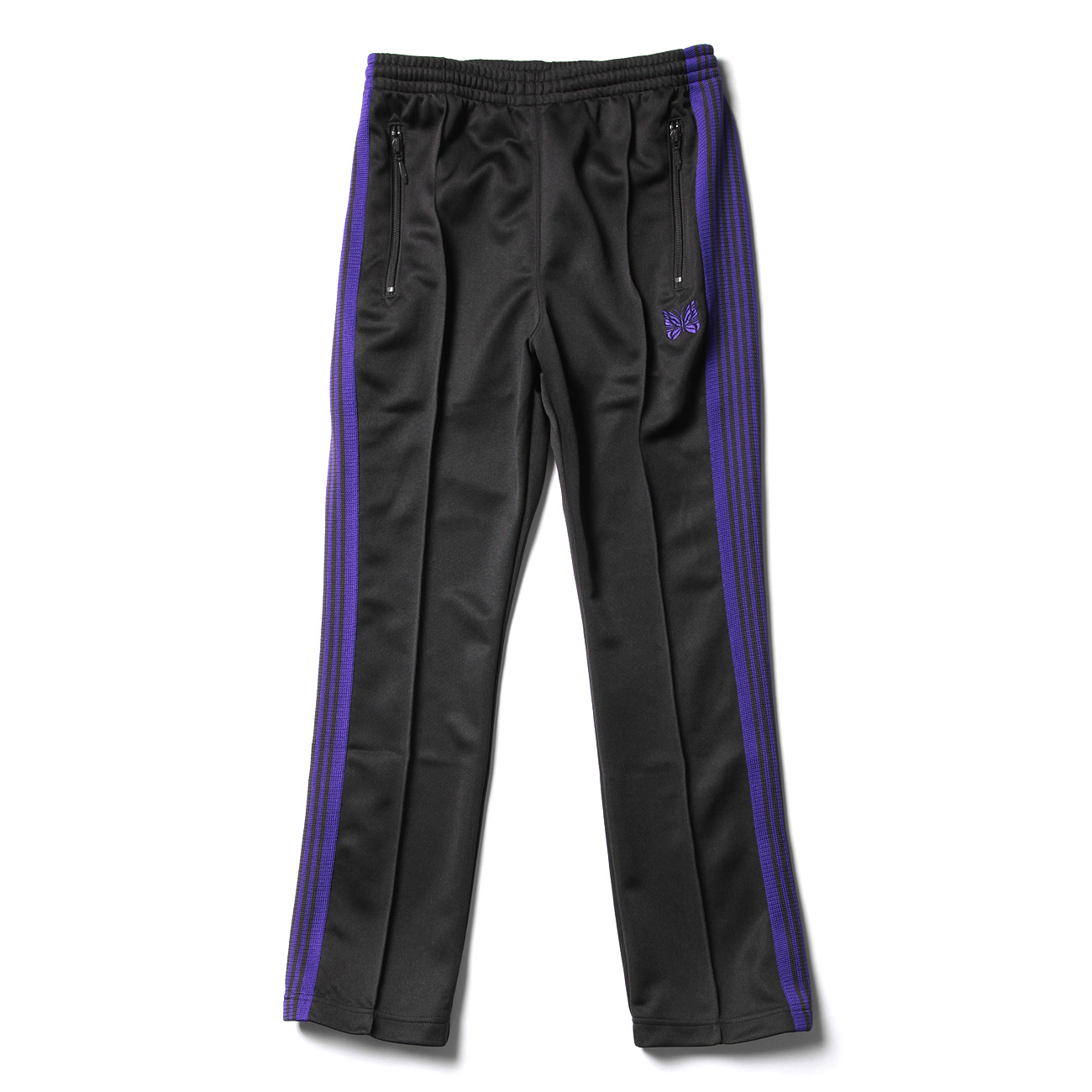 Needles / ニードルズ | Narrow Track Pant - Poly Smooth - Charcoal